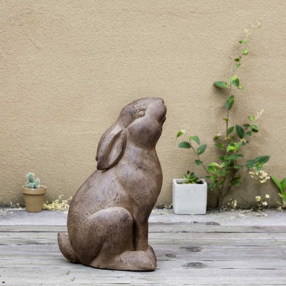 OFFICIAL Glitzhome 16 5 H MGO Sitting Rabbit Garden Statue